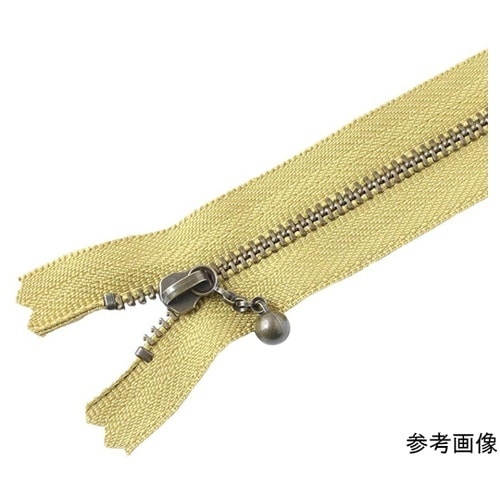 玉付ファスナー 金具・アンティークゴール