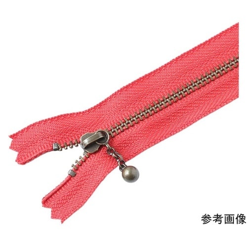 玉付ファスナー 金具・アンティークゴール