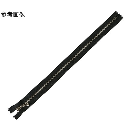 玉付ファスナー 金具・シルバー 30cm