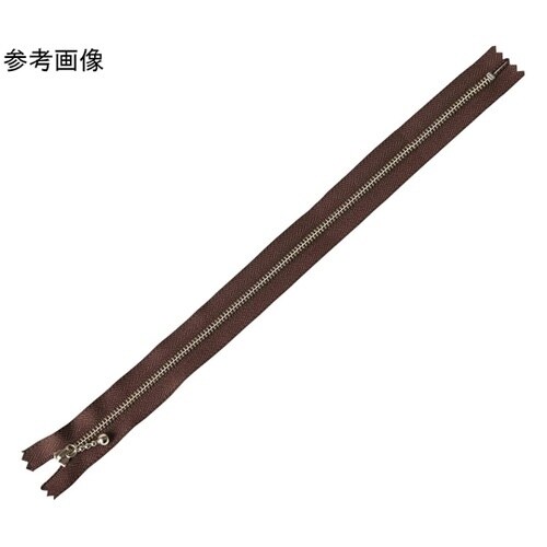 玉付ファスナー 金具・シルバー 40cm
