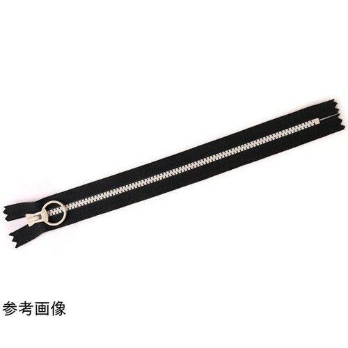 コンビファスナー 20cm 黒×クリーム