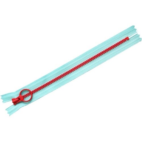 コンビファスナー 20cm ライトブルー