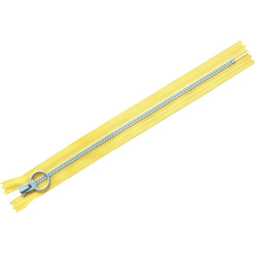 コンビファスナー 25cm イエロー×サ