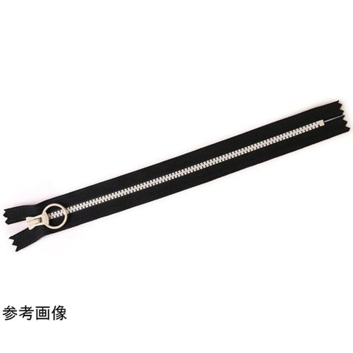 コンビファスナー 30cm 黒×クリーム