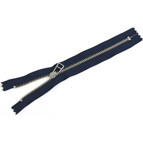 金属ファスナー 金具・シルバー 20cm
