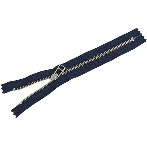 金属ファスナー 金具・シルバー 30cm