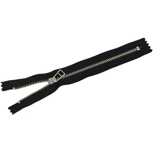 金属ファスナー 金具・シルバー 30cm