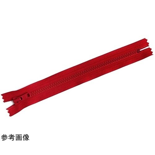 ビスロンファスナー 20cm 赤 5本入
