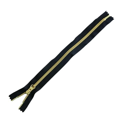 メタリオン片開きファスナー 金具・ゴール