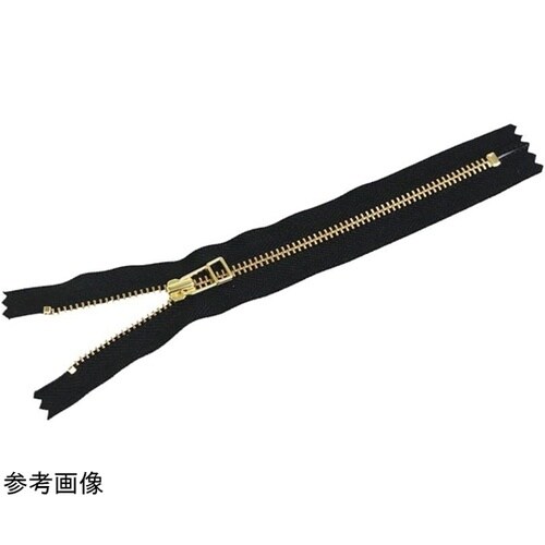 金属ファスナー 金具・ゴールド 40cm