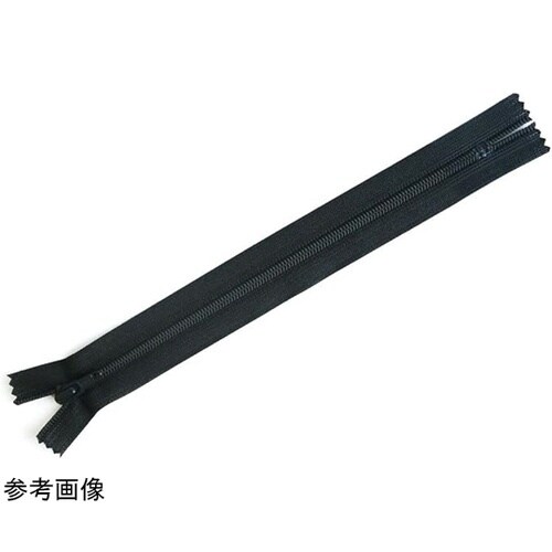 フラットニットファスナー 20cm チャ