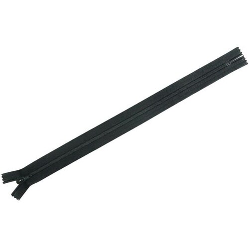 フラットニットファスナー 50cm チャ