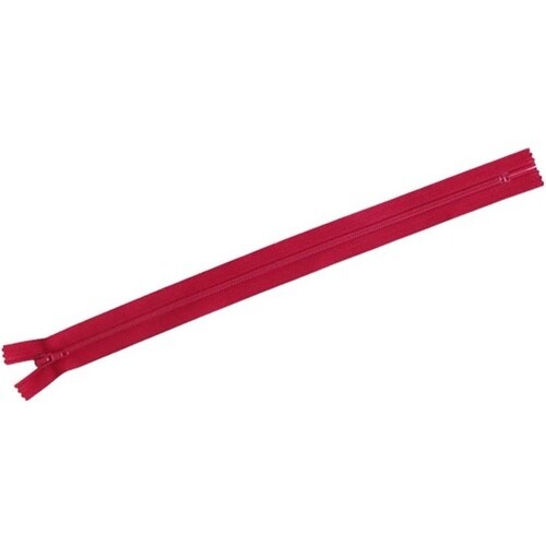 フラットニットファスナー 50cm 赤