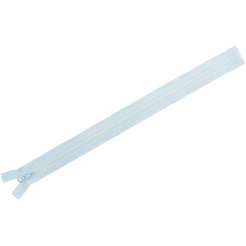 フラットニットファスナー 50cm 水色