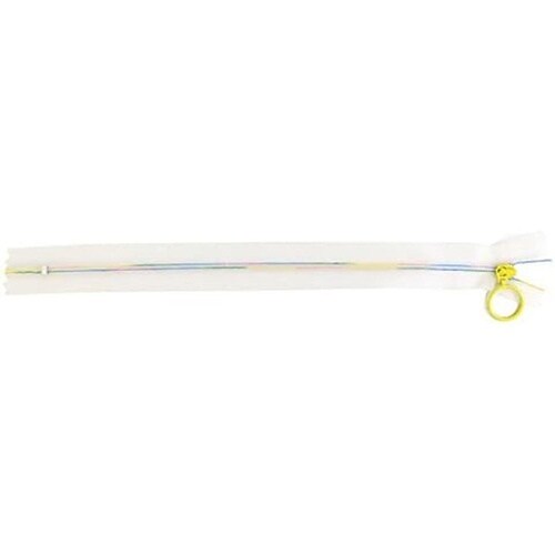 スケルトンファスナー 25cm レインボ