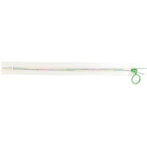 スケルトンファスナー 25cm レインボ