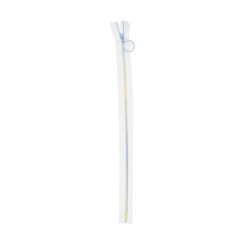 スケルトンファスナー 30cm レインボ