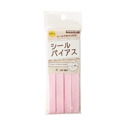 シールバイアステープ ベビーピンク 巾1