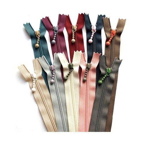 ポーチ用カラフルファスナー 20cm モ