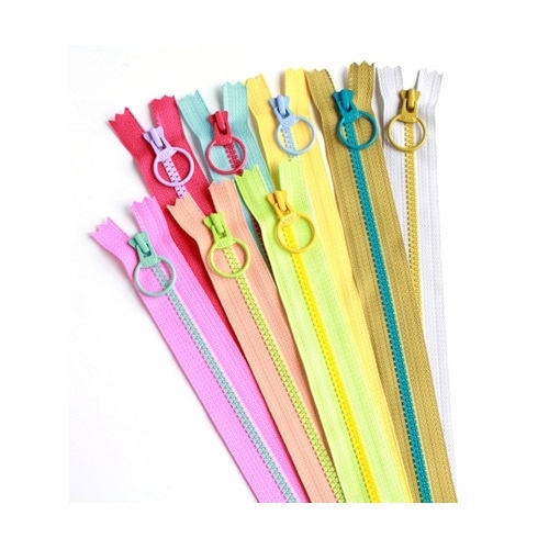 コンビファスナー 25cm 8色各1本入