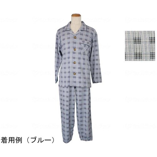紳士 やすらぎパジャマ グレー L 78