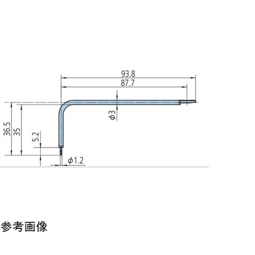 深溝用・深穴2倍スタイラス 2μm 12