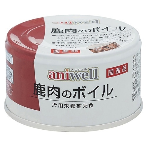 aniwell 鹿肉のボイル 85g 6