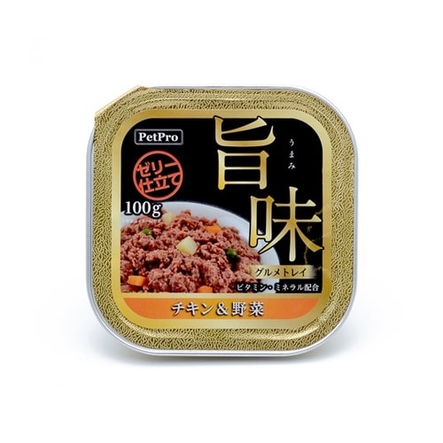 ペットプロ 旨味グルメトレイ チキン&野