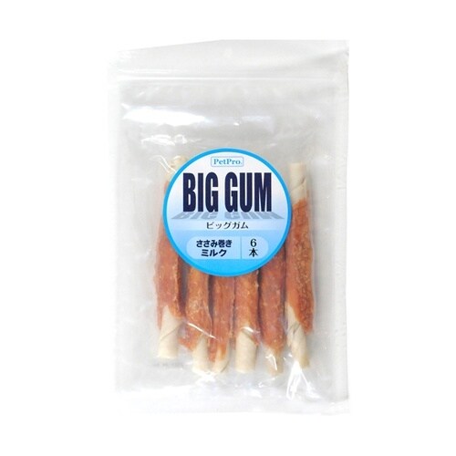 ペットプロ BIGガム ささみ巻きミルク