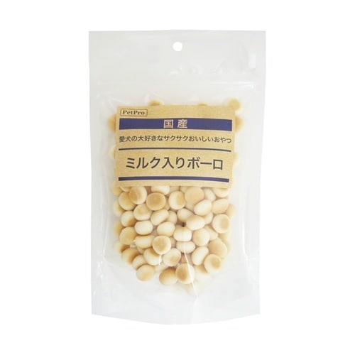 ペットプロ 国産おやつ ミルク入りボーロ