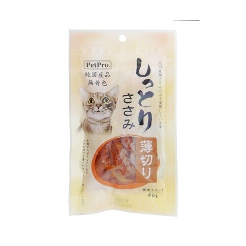ペットプロ 純国産しっとりささみ 薄切り