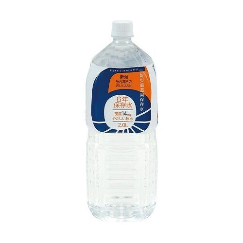 胎内高原の6年保存水 6本入 2L