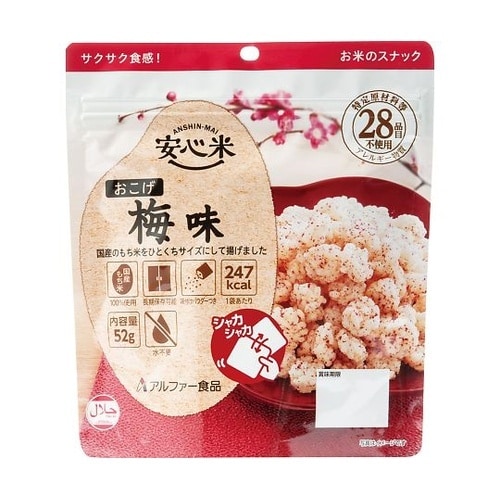 安心米おこげ 30袋入 梅味