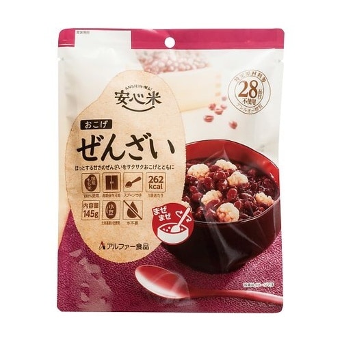 安心米おこげ 30袋入 ぜんざい