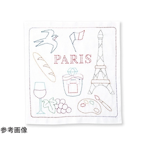 刺し子キット 世界を旅する花ふきん PA