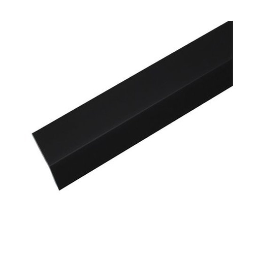 じゅうたん押え への字 25巾 ブラック
