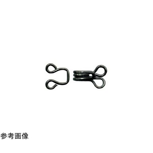 スプリングホック 巾5×7mm 5組 黒
