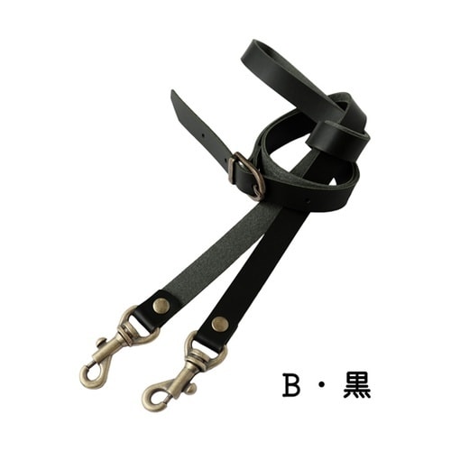 ショルダーストラップ 幅1cmレザー製