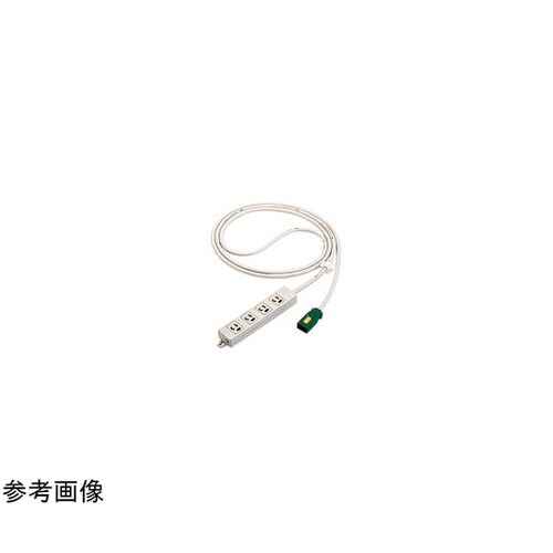 ハーネスOAタップ接地抜止3m4コ口グレ