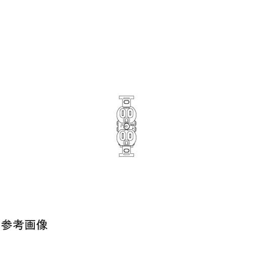 接地15A埋込ダブルコンセント・B WF