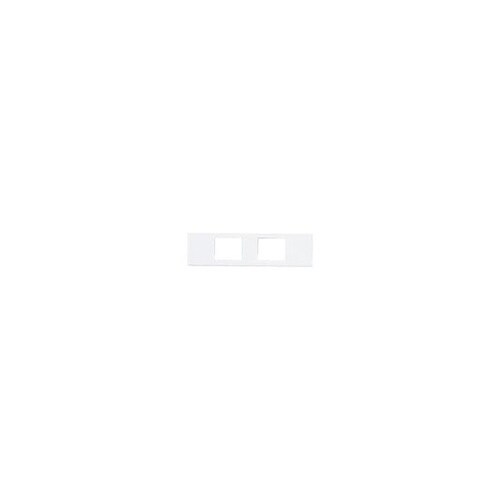 Sプレート(2コ用)(セラミックホワイト
