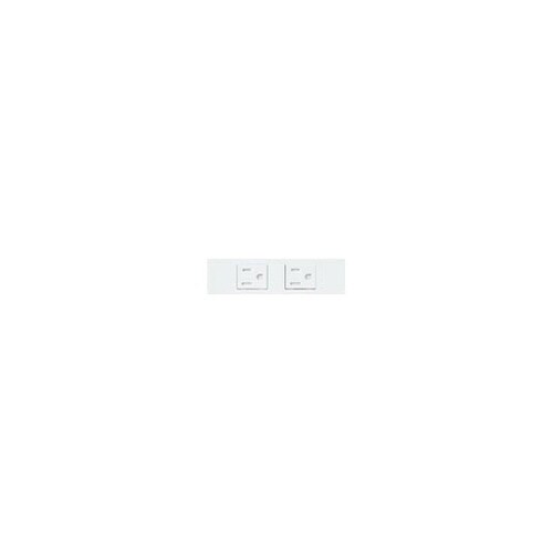 Sプレート埋込接地Wコンセントセット W