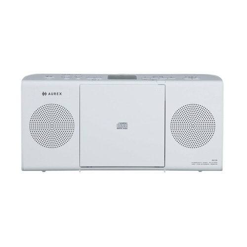 CD再生機能付CDラジオ縦型 ホワイト