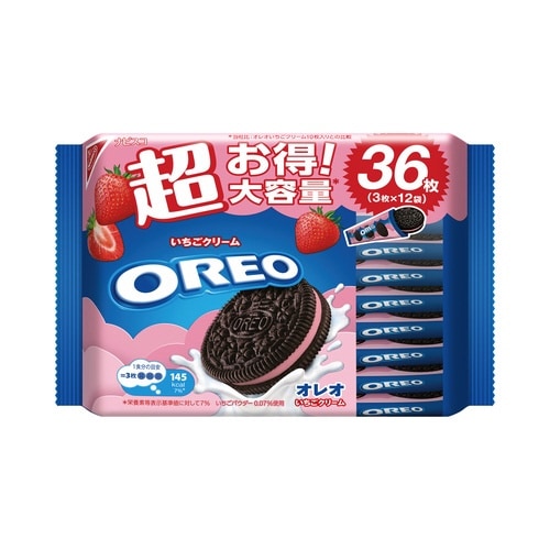 オレオメガパックいちごクリーム36枚(3枚×12)