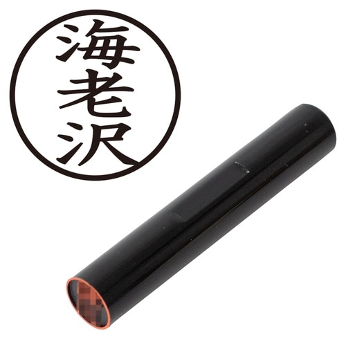 印鑑 認印 海老沢 (楷書体)