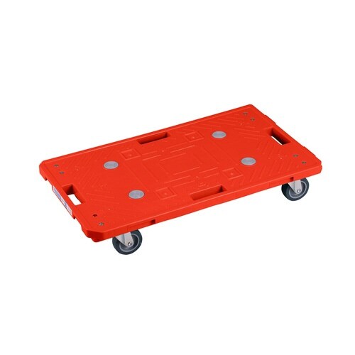 RBジョイントキャリーエラストマー車自在4輪レッド