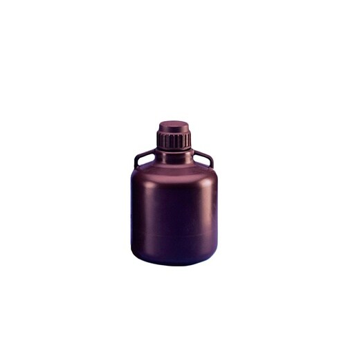 大型丸型褐色瓶 HDPE製 10L