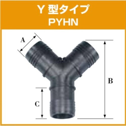 PPホースニップル PYHN50