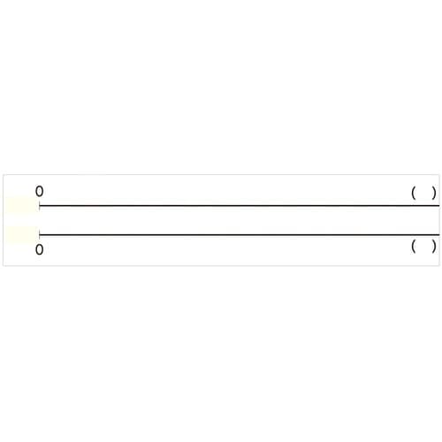 2数直線図マグネットシート白板