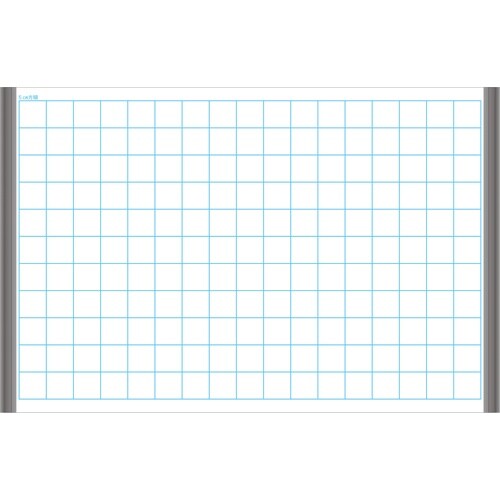 方眼マグネットシート白板6090 5cm 方眼